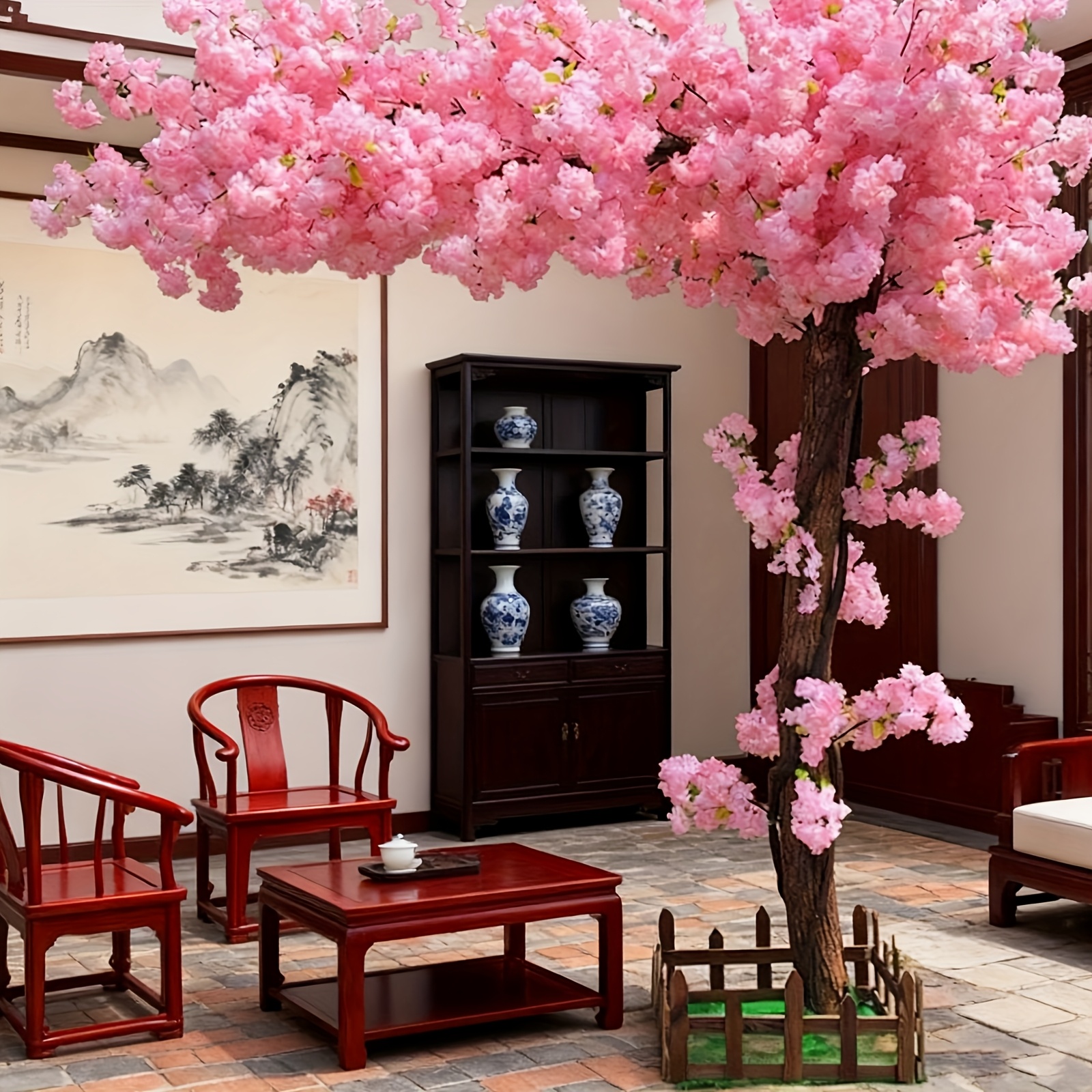 Artificial Cherry Blossom Tree - Lighting Decor Living Room avis et prix