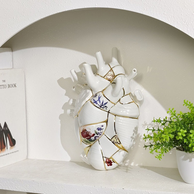 Heart vase Living room wine ca - Lighting Decor Living Room avis et prix