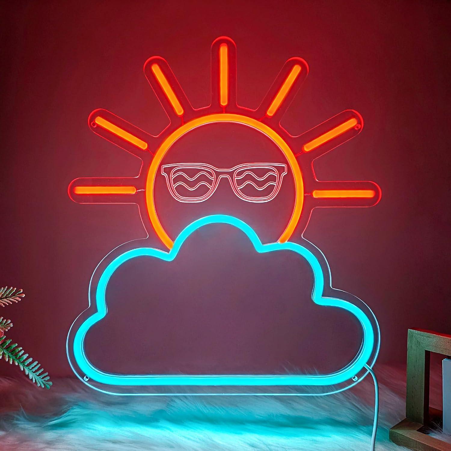 Sunrise Sunset Neon Sign USB P - Lighting Decor Living Room avis et prix
