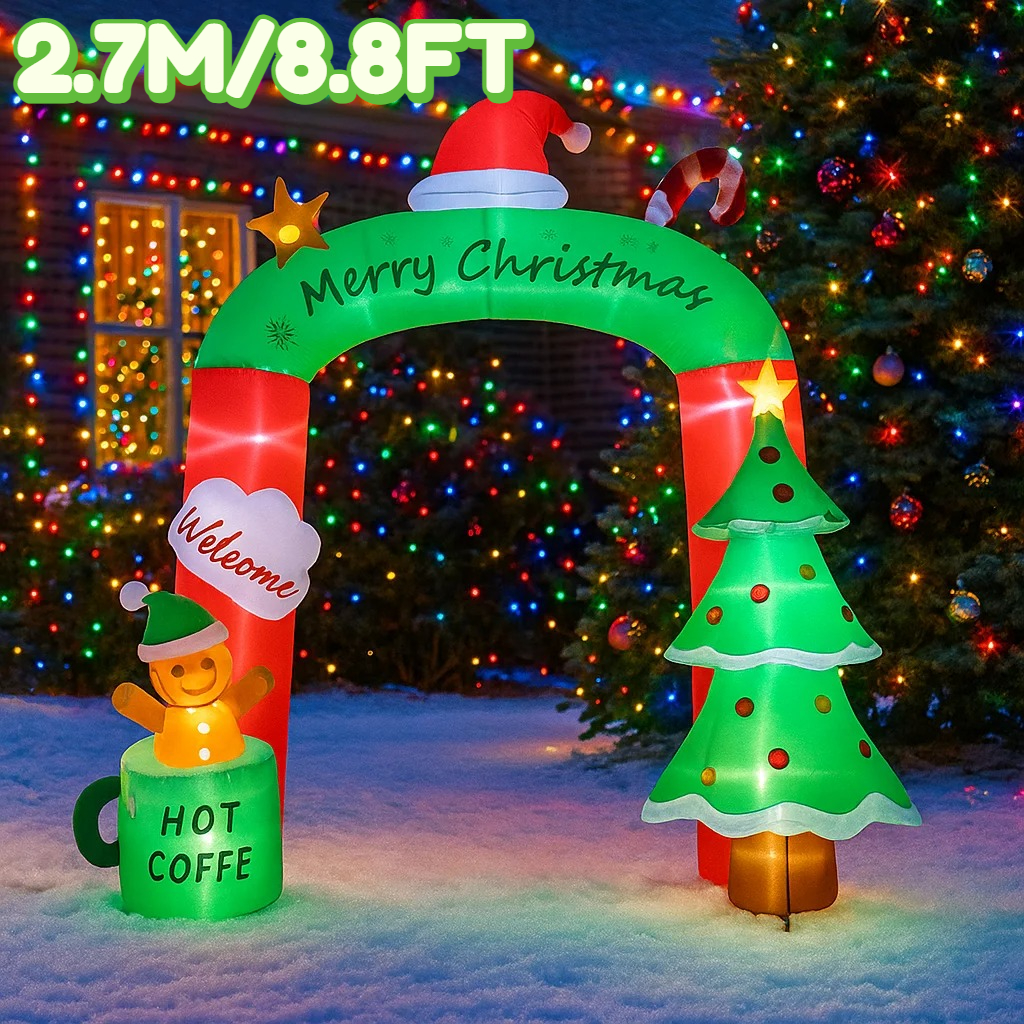 2.7M/8.8FT Inflatable Christma - Lighting Tree Decor avis et prix