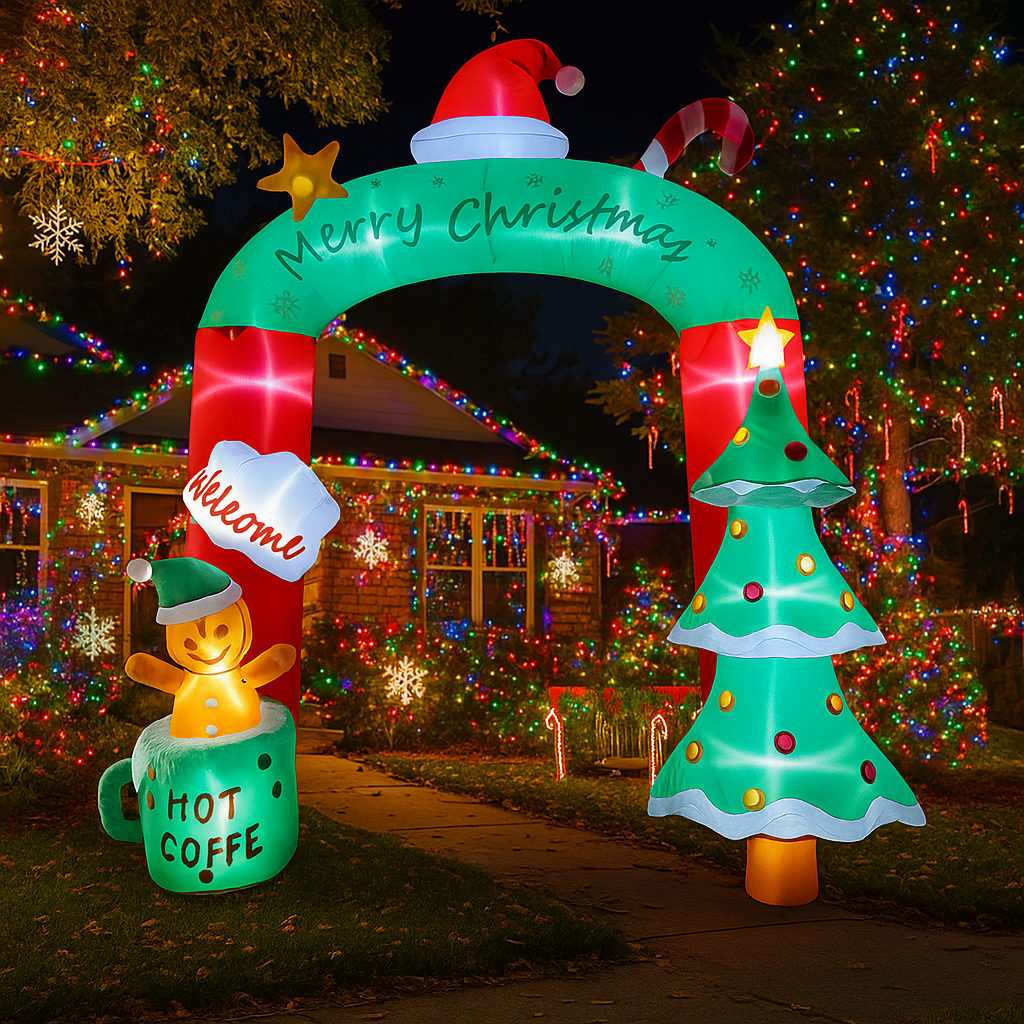 2.7M/8.8FT Inflatable Christma - Lighting Tree Decor avis et prix