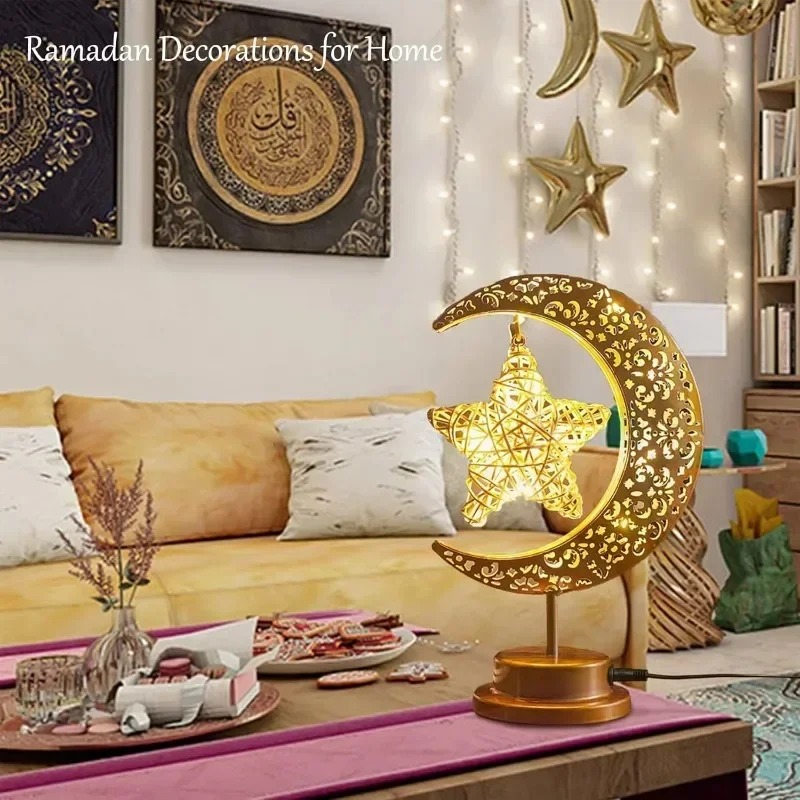Ramadan LED Night Light Rotati - Led Moon Lamp avis et prix
