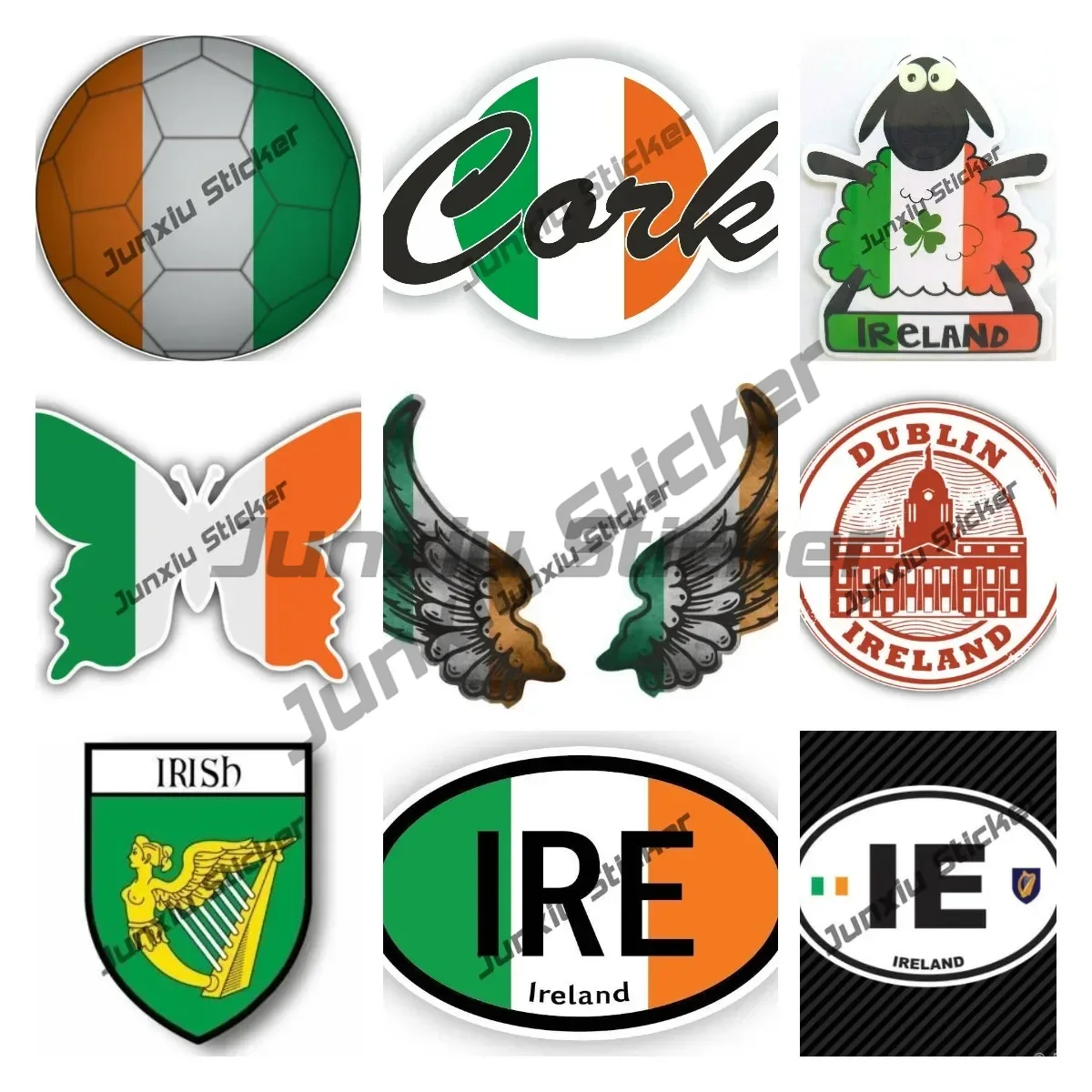 Ireland Flag Wings Creative Mo - Decor Lighting Ireland avis et prix