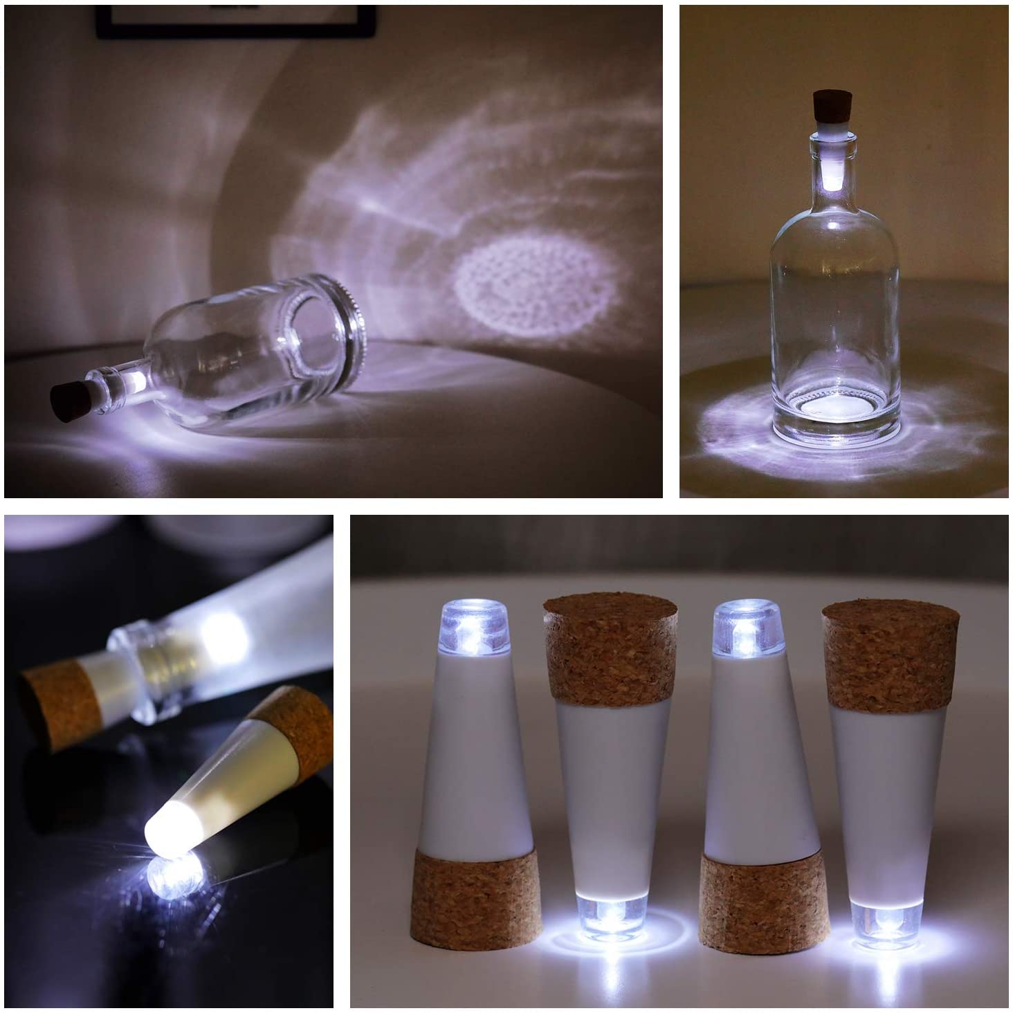 USB Rechargeable Bottle Lights - Decor Lighting Cork avis et prix