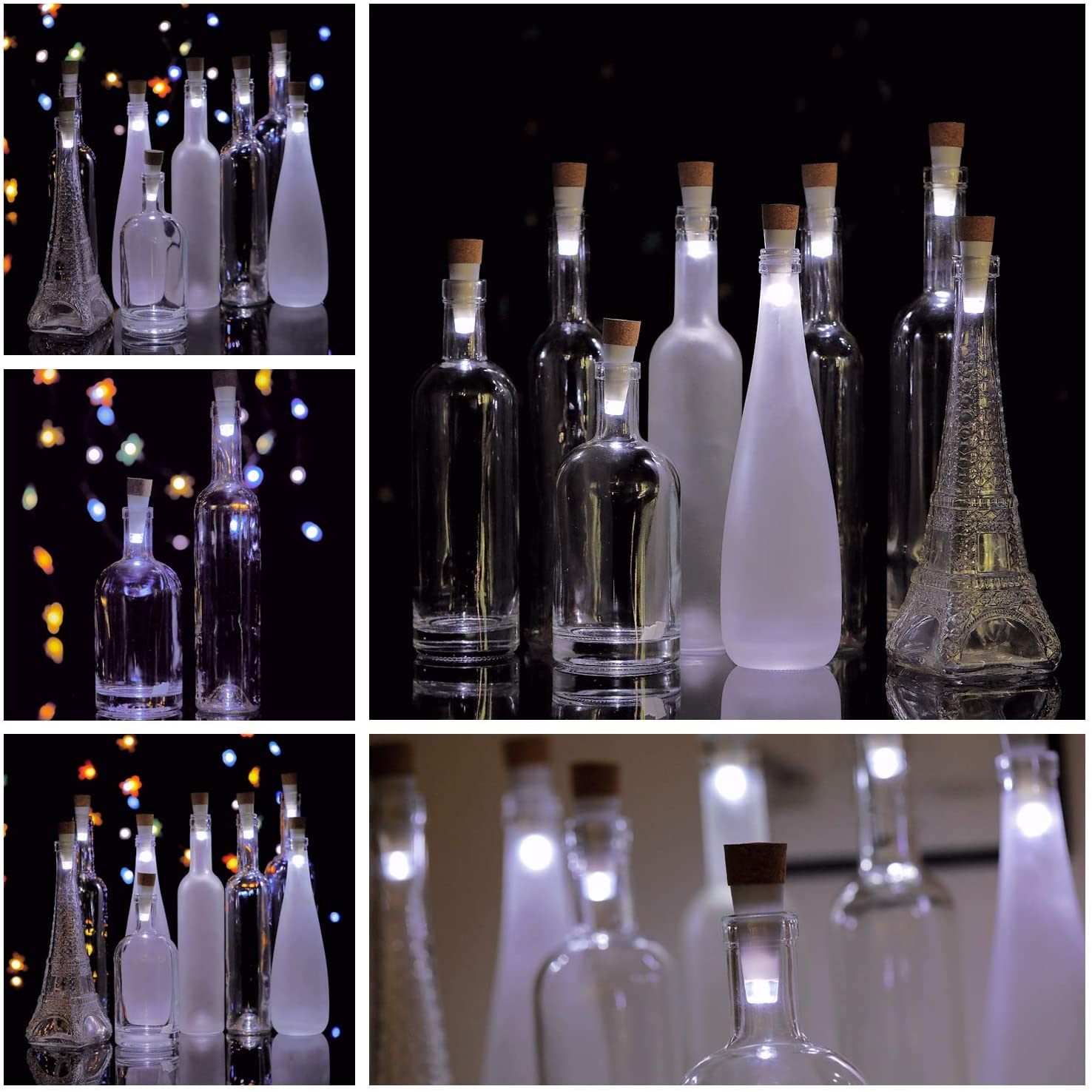 USB Rechargeable Bottle Lights - Decor Lighting Cork avis et prix