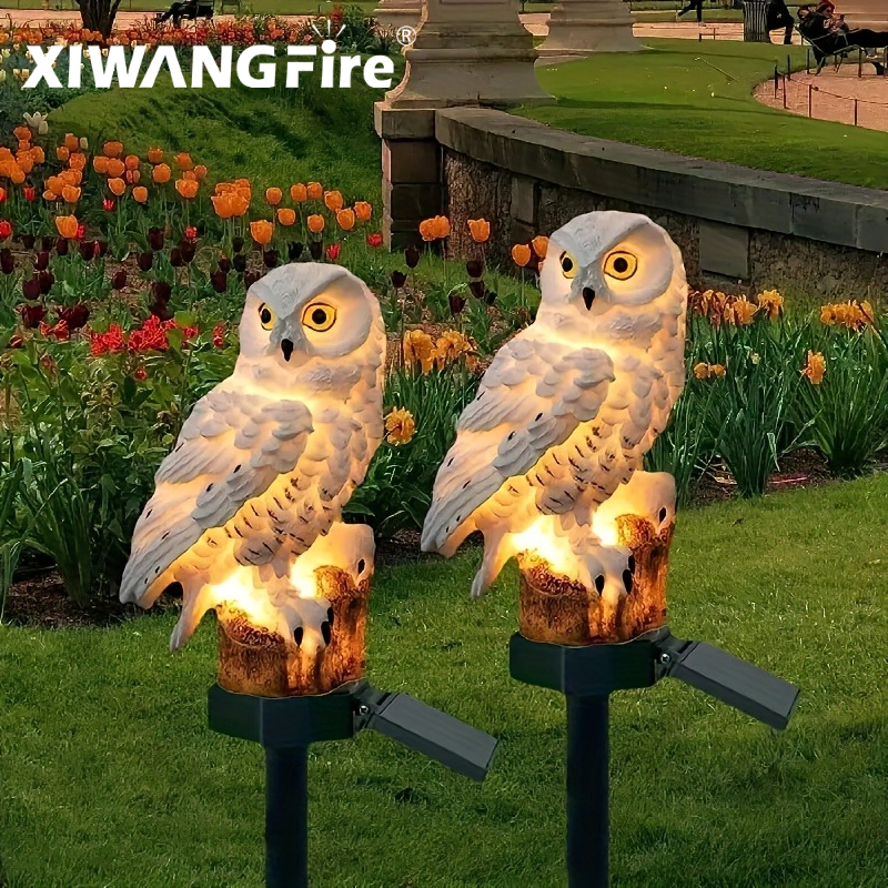Solar Owl Statue Garden Light  - String Light Outdoor avis et prix