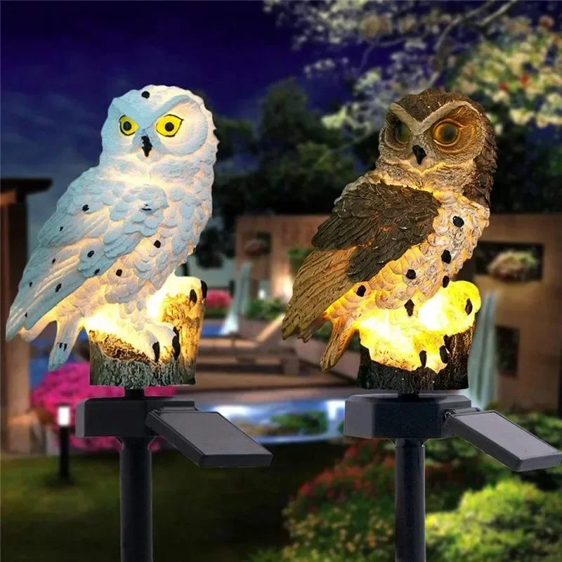 Solar Owl Statue Garden Light  - String Light Outdoor avis et prix