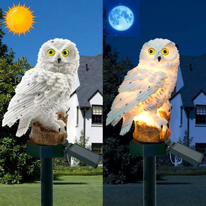 Solar Owl Statue Garden Light  - String Light Outdoor avis et prix