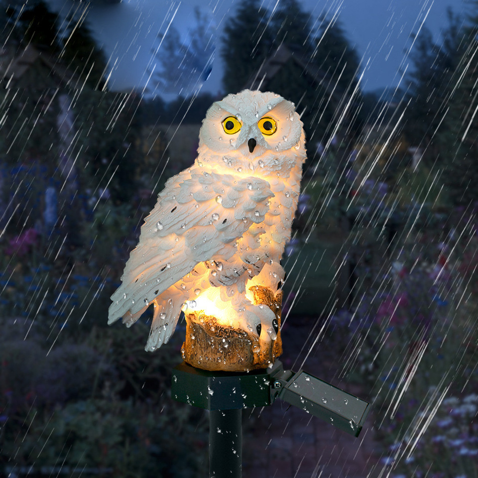 Solar Owl Statue Garden Light  - String Light Outdoor avis et prix