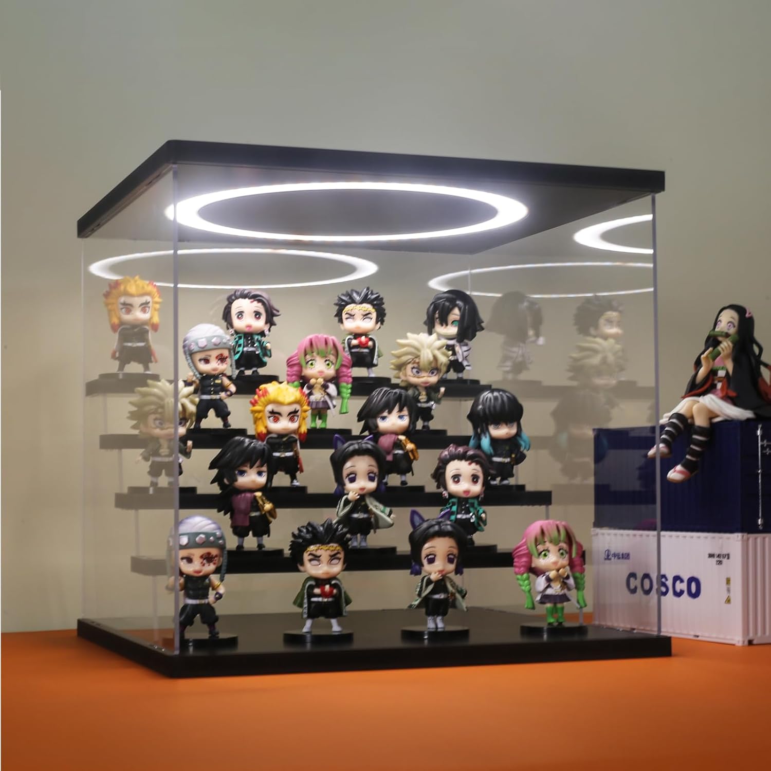Acrylic Display Case with Adju - Lighting & Home Decor Studio avis et prix