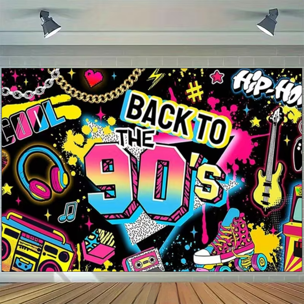Retro Back to the 80s 90s Musi - Lighting Decor Photos avis et prix