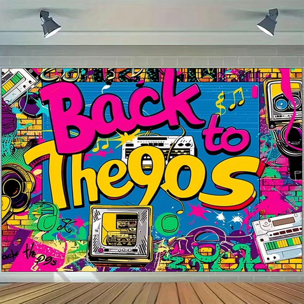 Retro Back to the 80s 90s Musi - Lighting Decor Photos avis et prix