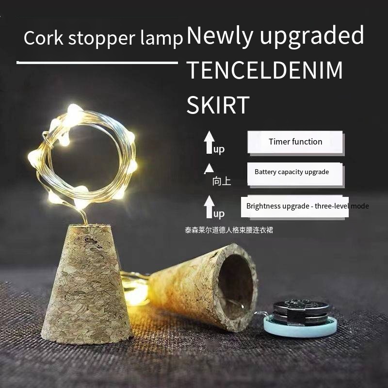 Wodden Bar LED Wine Bottle Cor - Decor Lighting Cork avis et prix