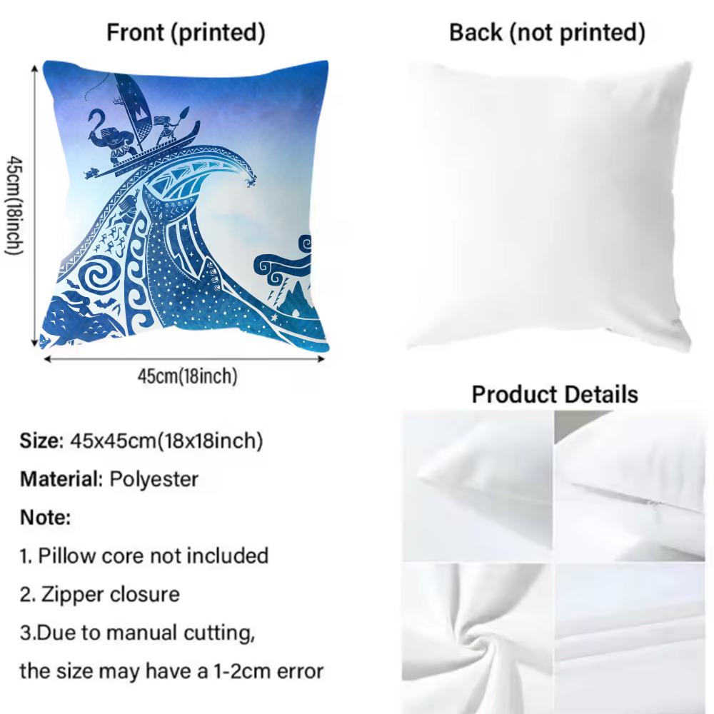 Light blue ocean ripple Cushio - Lighting Decor And Beyond avis et prix