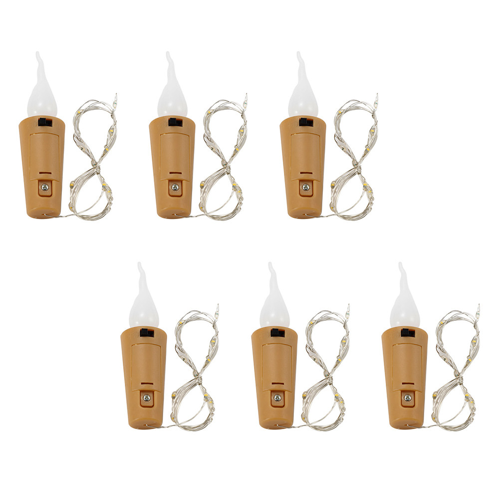 6Pcs Creative Wine Bottle Stri - Decor Lighting Cork avis et prix
