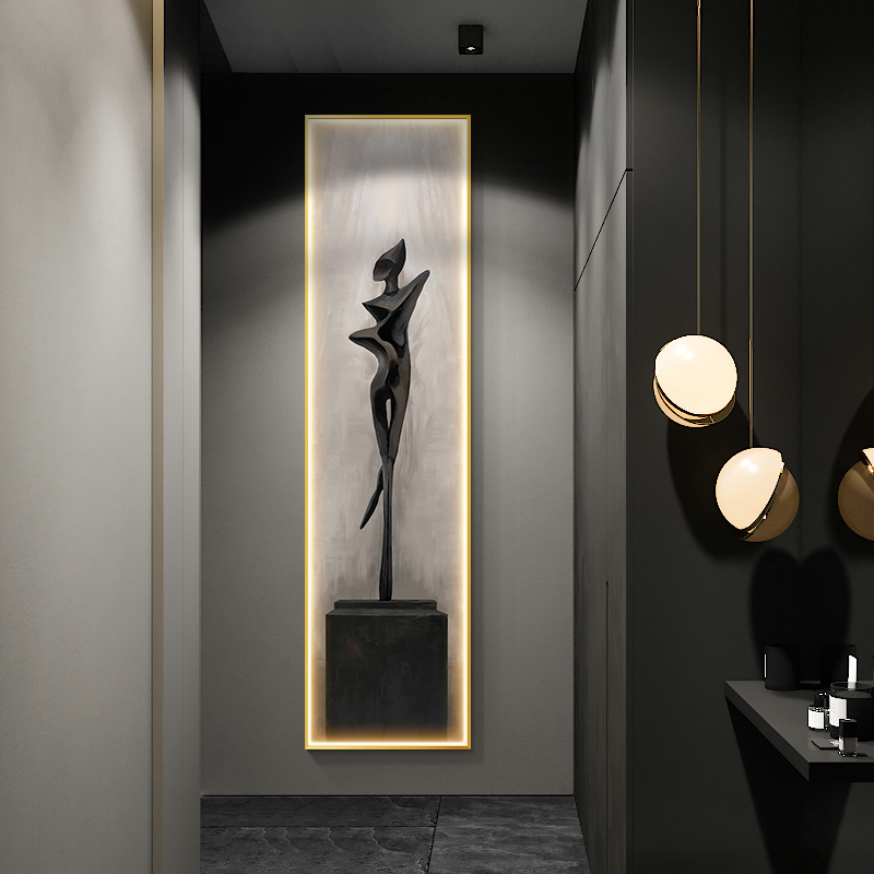 Modern Abstract Art Interior P - Foyer Lighting Wall Decor avis et prix
