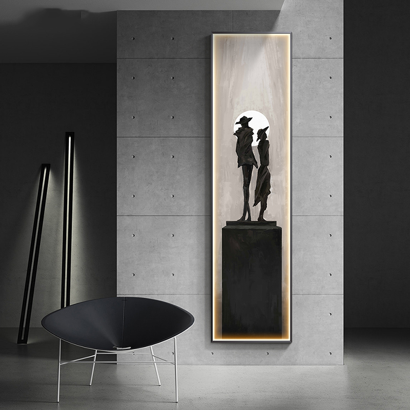 Modern Abstract Art Interior P - Foyer Lighting Wall Decor avis et prix