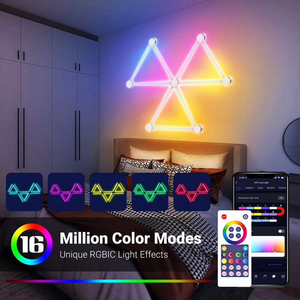 LED Smart Wall Lamp RGBIC Ligh - Foyer Lighting Wall Decor avis et prix
