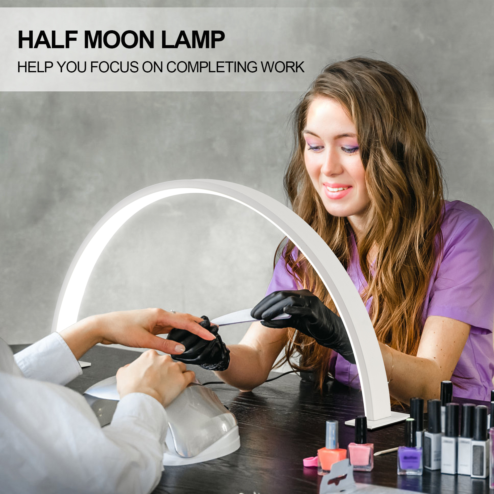 Half moon U-shaped nail lamp h - Led Moon Lamp avis et prix