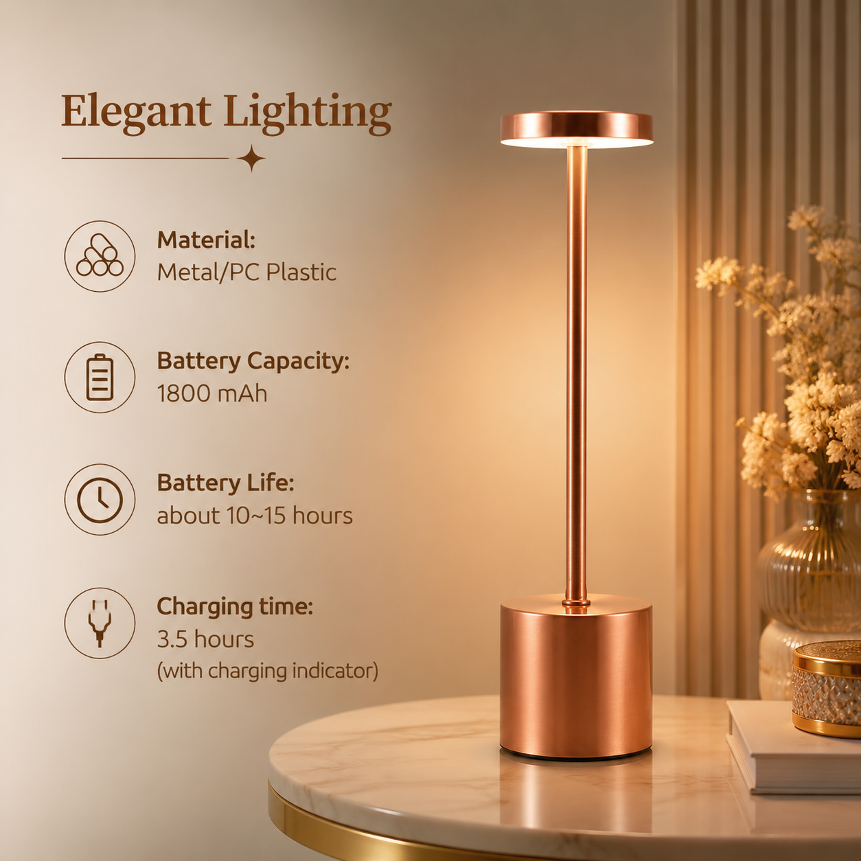 GGBingo Metal Light Table Lamp - Lighting Decor Living Room avis et prix