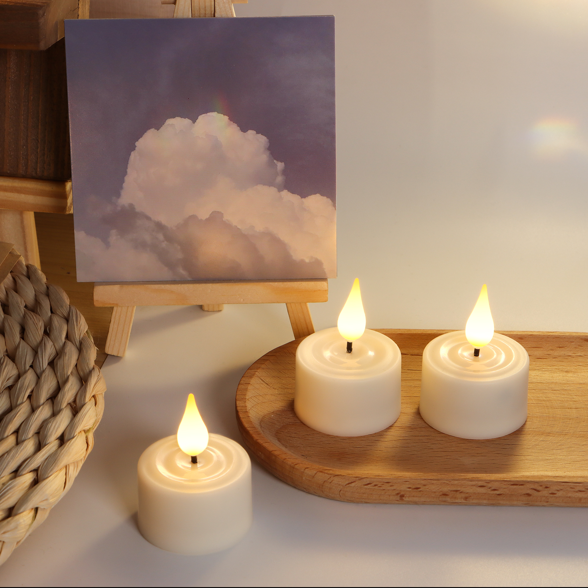 LED Candle Light Rechargeable  - Lighting Decor Living Room avis et prix
