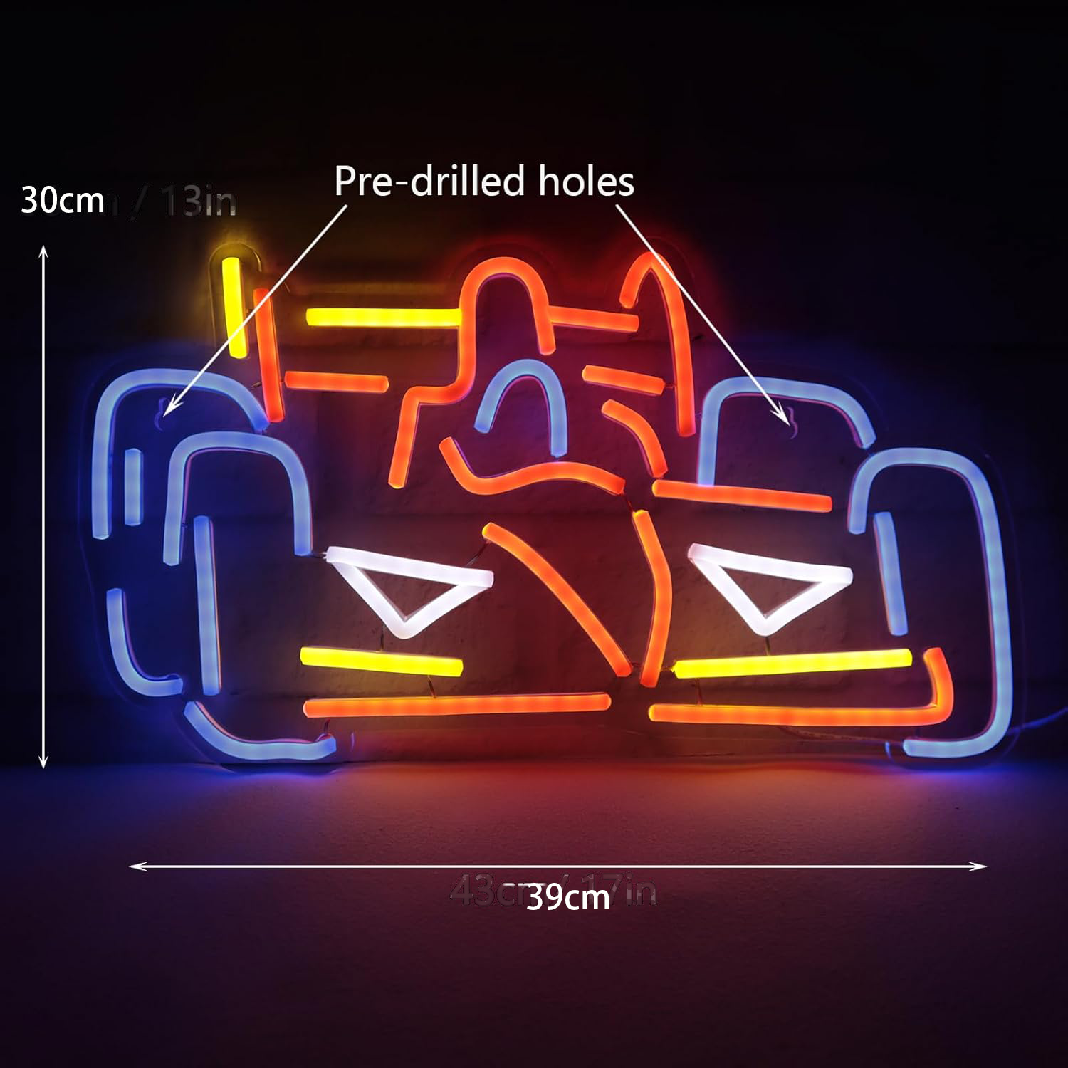 Formula Cars Neon Signs Go Kar - Decor Kart Lighting avis et prix