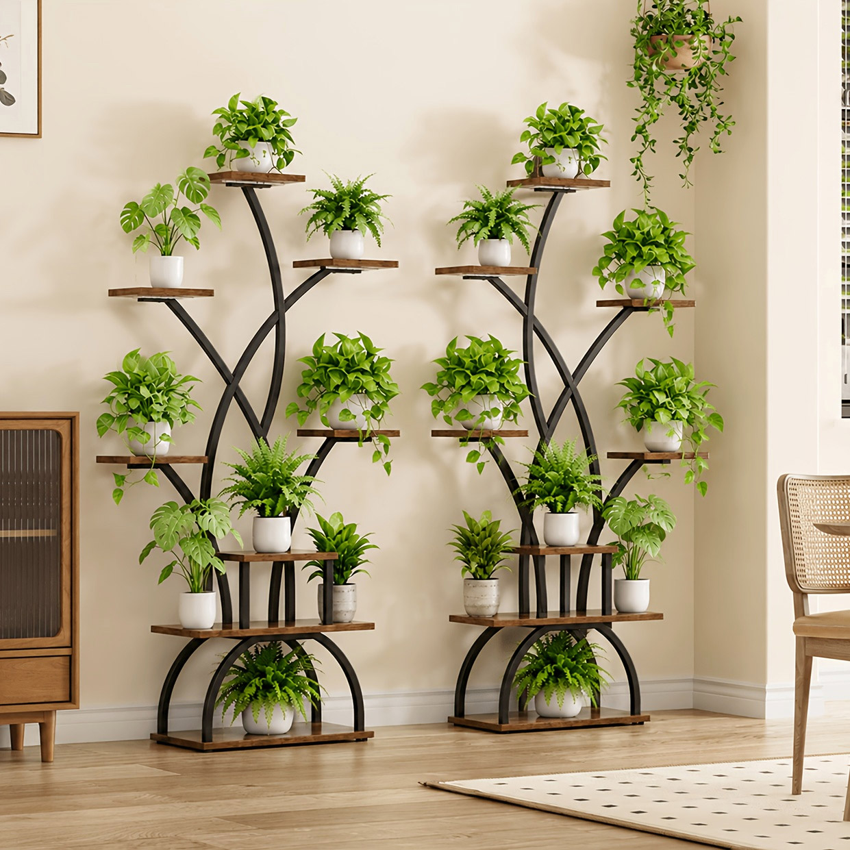Indoor Plant Stand with Grow L - Lighting Decor Photos avis et prix