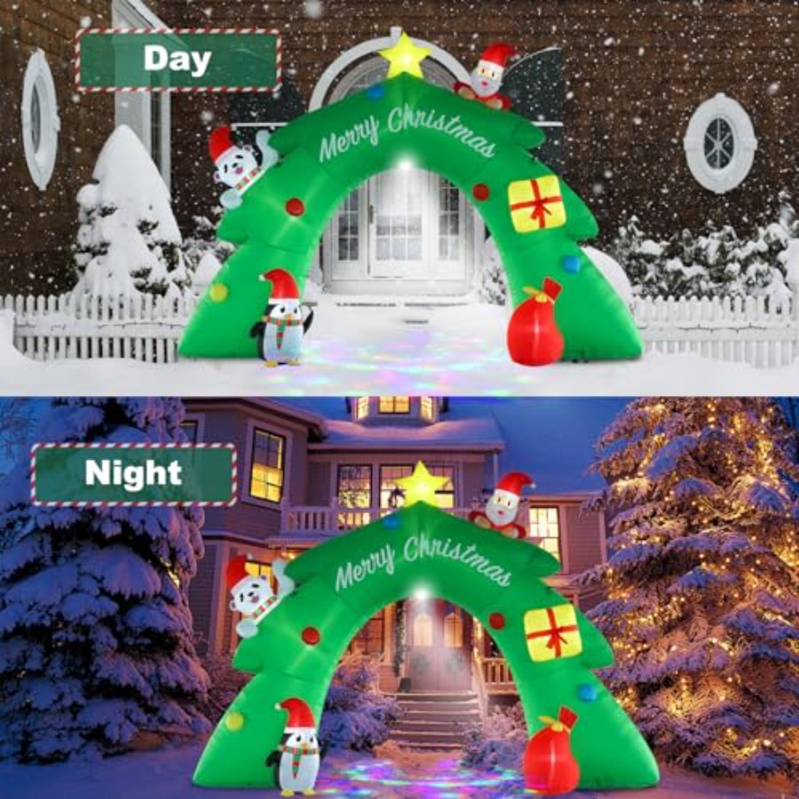 16FT Christmas Tree Arch Infla - Lighting Tree Decor avis et prix