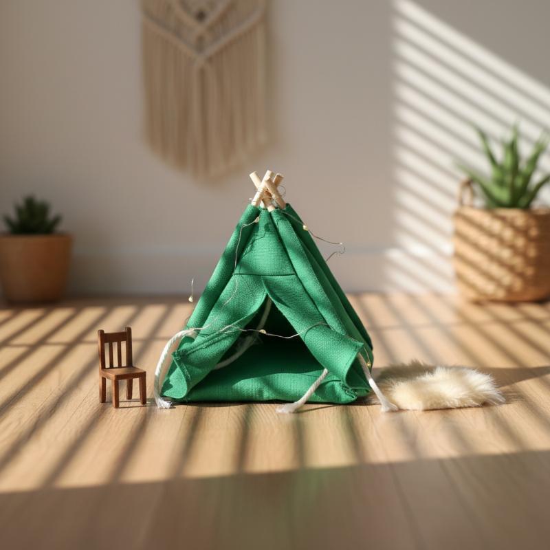 1/12 Dollhouse Mini Tent Model - Lighting Decor Photos avis et prix