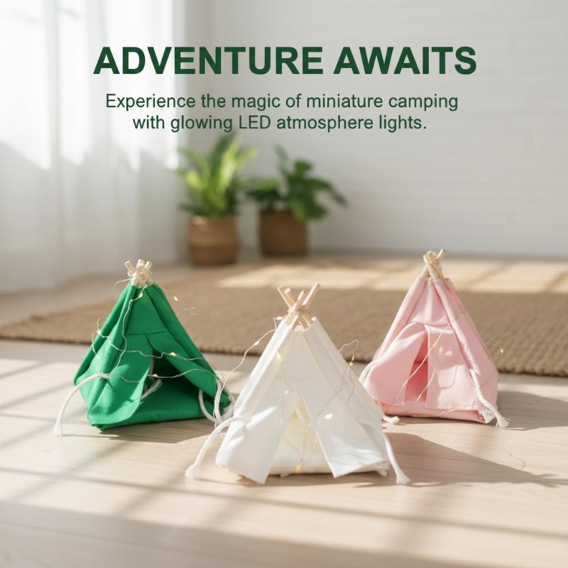 1/12 Dollhouse Mini Tent Model - Lighting Decor Photos avis et prix
