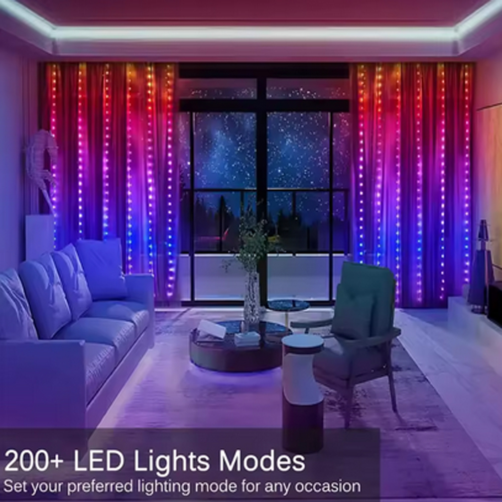 3M RGB Smart LED Curtain Light - String Light Outdoor avis et prix