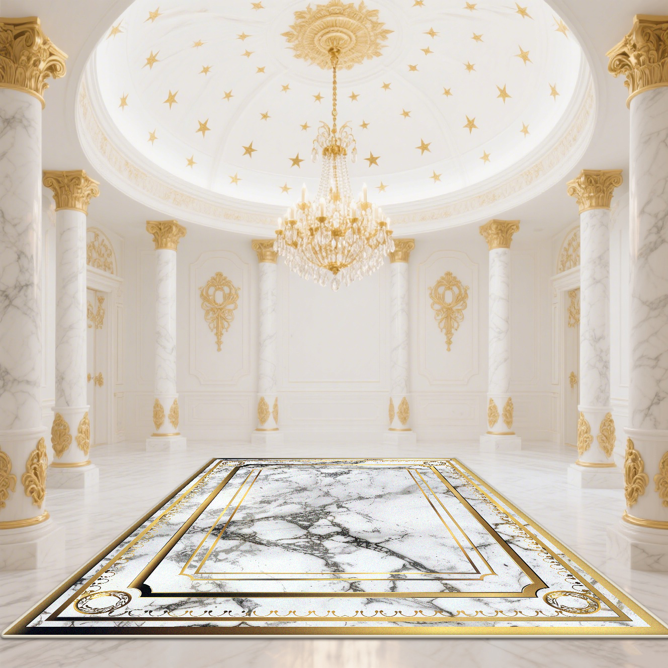 Modern White Gold Marble Patte - Home Decor Lighting Wholesale avis et prix