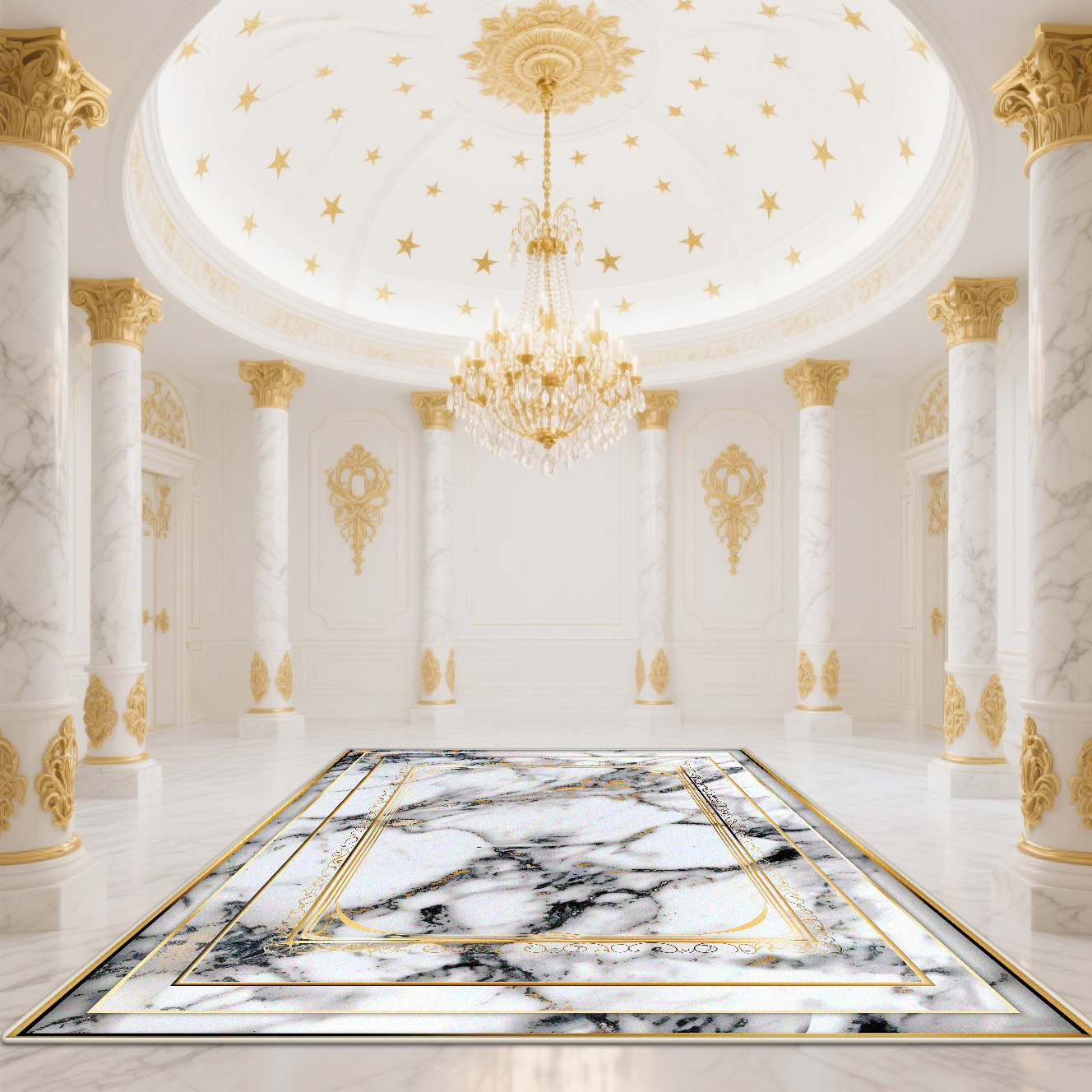 Modern White Gold Marble Patte - Home Decor Lighting Wholesale avis et prix