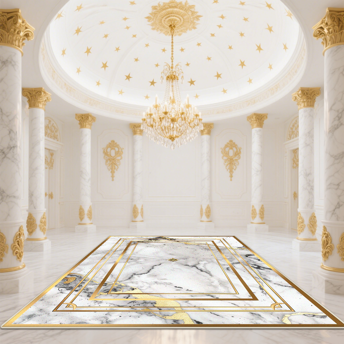 Modern White Gold Marble Patte - Home Decor Lighting Wholesale avis et prix