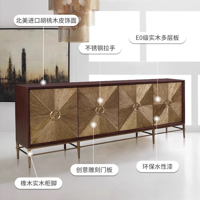 Italian light luxury sideboard - Lighting & Home Decor Studio avis et prix