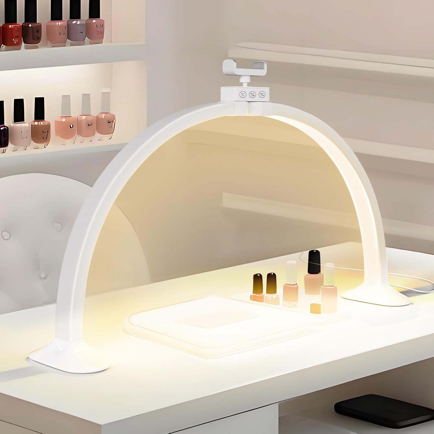 Half Moon Light U-Shaped Nail  - Led Moon Lamp avis et prix