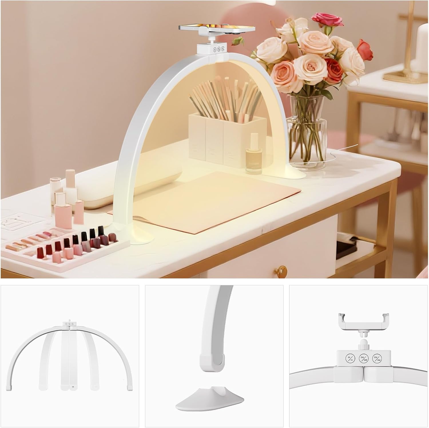 Half Moon Light U-Shaped Nail  - Led Moon Lamp avis et prix