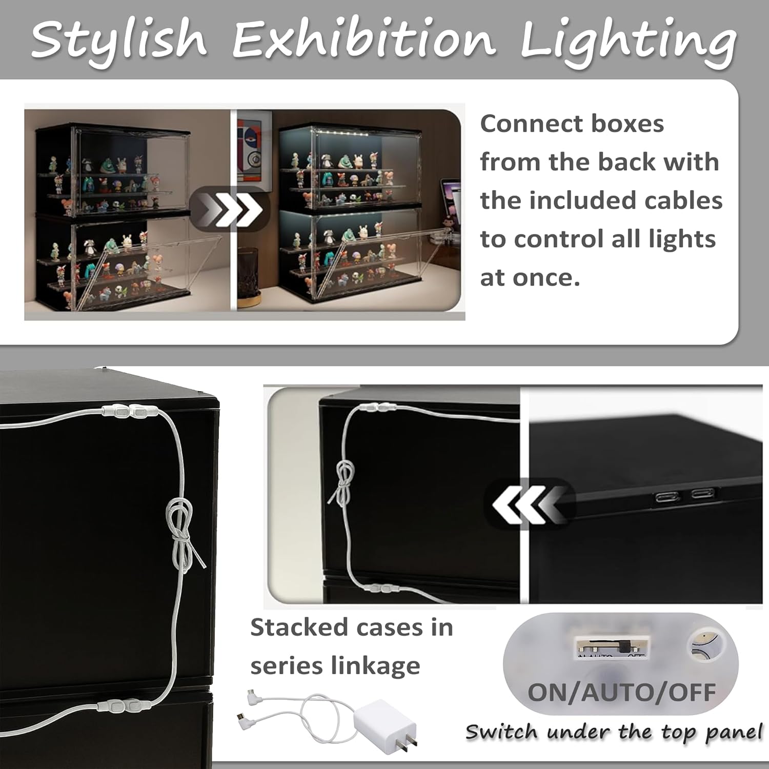 3-Tier Stackable LED Display C - Lighting & Home Decor Studio avis et prix